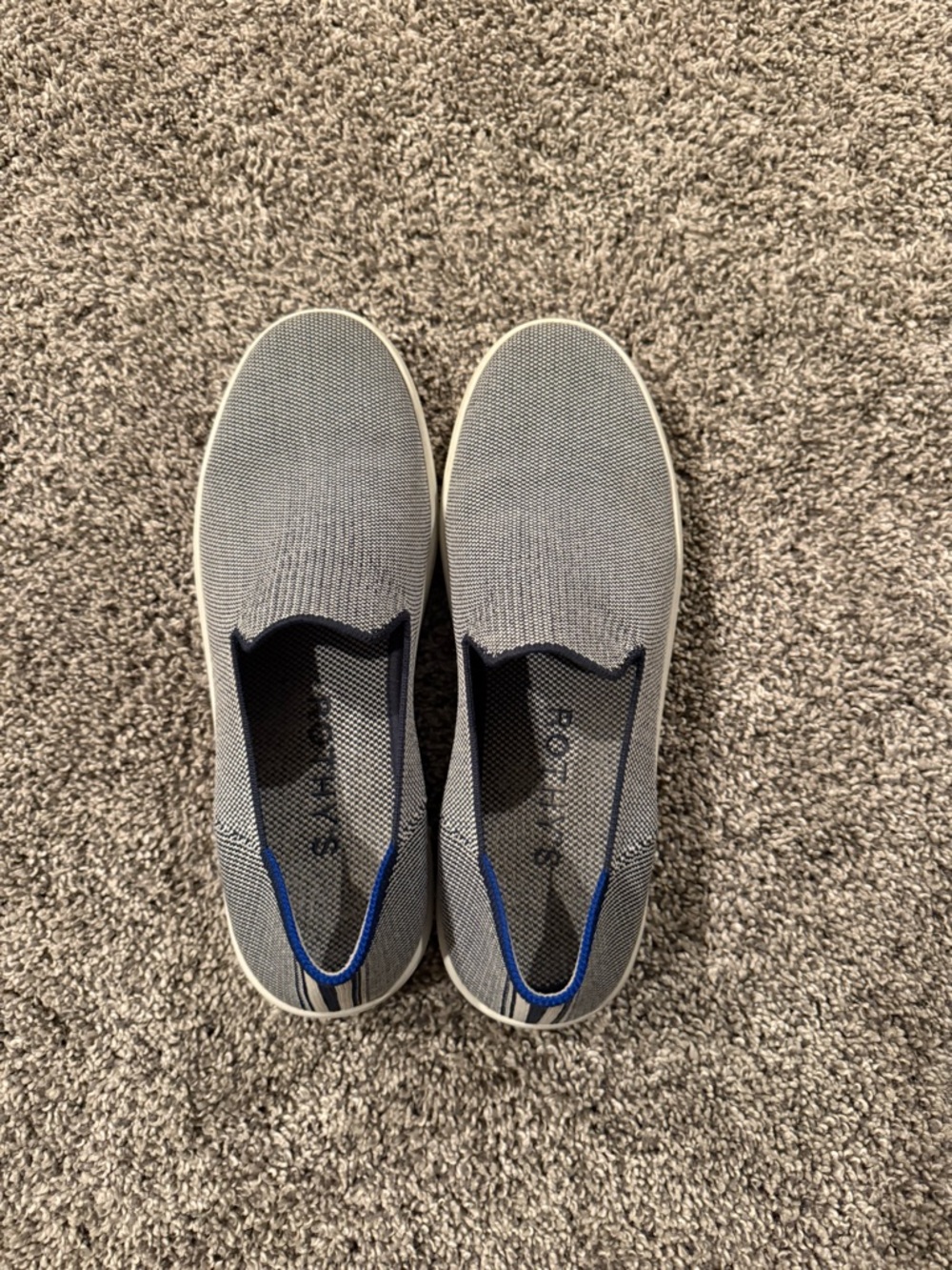 Rothy’s Women’s The Original Slip-On Sneaker Light Gray